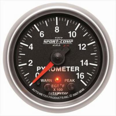 Auto Meter Sport-Comp PC Pyrometer Gauge - 3646